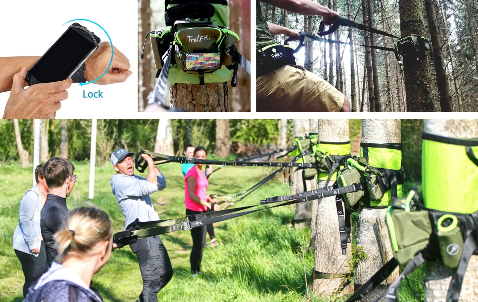Brassard smartphone Trailfit rotatif 360°