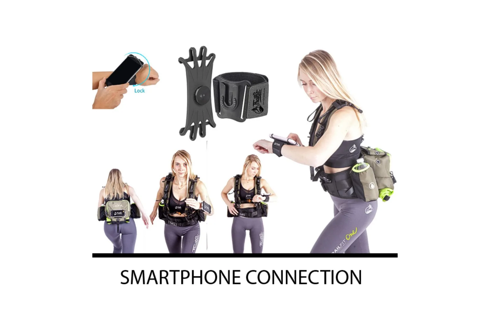 Brassard smartphone Trailfit rotatif 360°
