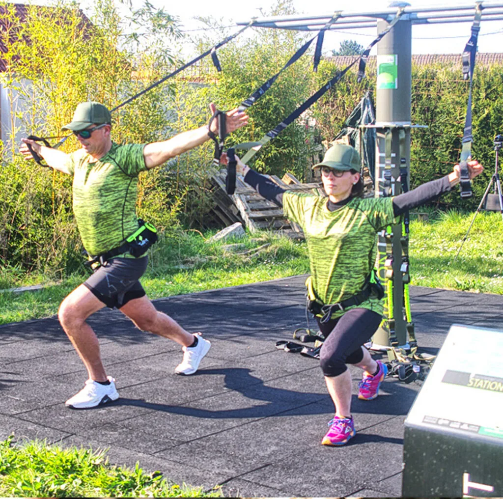 Station Trailfit en pleine nature